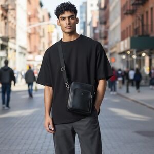 Gordon Rush, Italian Leather, Unisex Crossbody‎ Bag